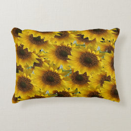 Almofada Decorativa Travesseiro decorativo Girassol
