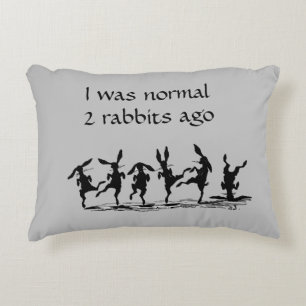 Almofada Decorativa Travesseiro Decorativo Humor Coelho Engraçado