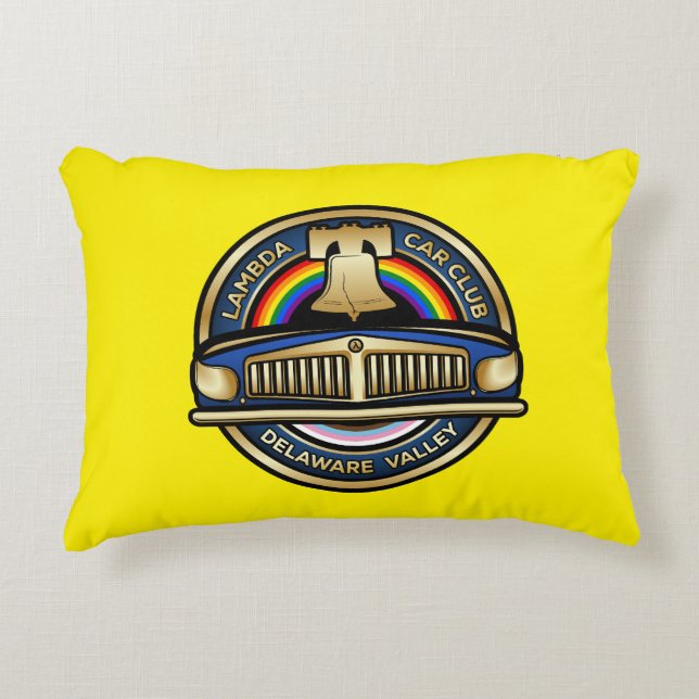 Almofada Decorativa Travesseiro decorativo LCCI DelVal (Amarelo) (Frente)