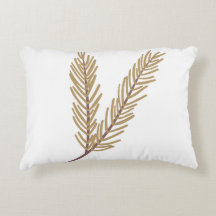 Travesseiro decorativo natural Floral Botânico Ill