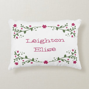 Almofada Decorativa Travesseiro Decorativo Personalizado Dacil Florals