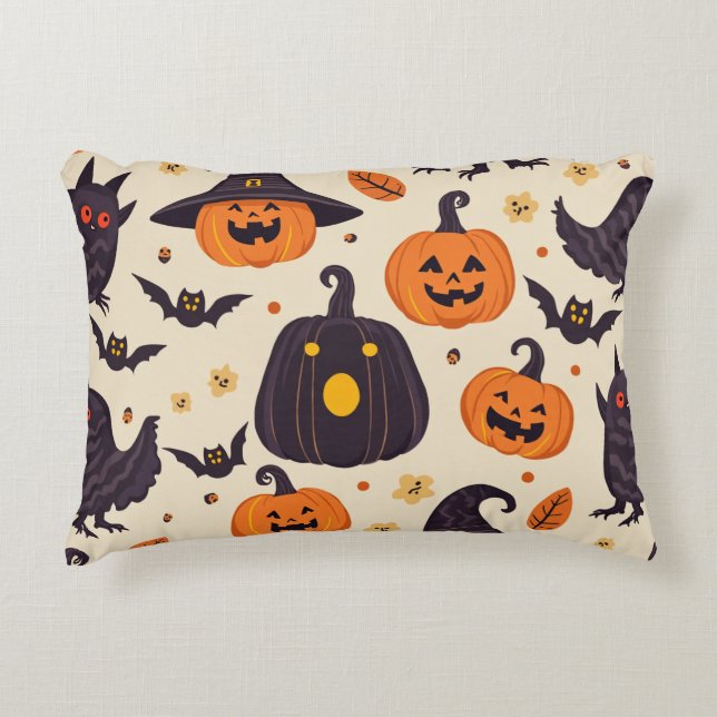Almofada Decorativa Travesseiro design de Halloween (Frente)