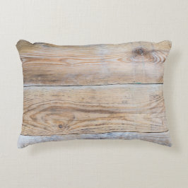 Almofada Decorativa Travesseiro Design de madeira