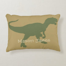 Travesseiro Dinossauro Silhueta T-Rex Camo Dino