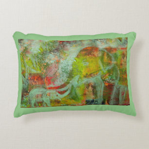 Almofada Decorativa Travesseiro do acento da imagem do elefante