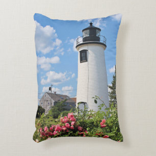 Almofada Decorativa Travesseiro do acento de Massachusetts do farol da