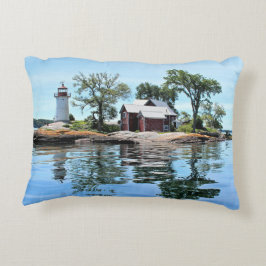 Almofada Decorativa Travesseiro do acento de New York do farol da ilha