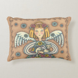 Almofada Decorativa TRAVESSEIRO do ACENTO do anjo da edredão de Yo Yo
