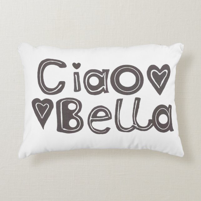Almofada Decorativa Travesseiro do acento do Ciao Bella (Frente)