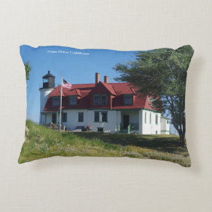 Almofada Decorativa Travesseiro do acento do farol de Betsie do ponto