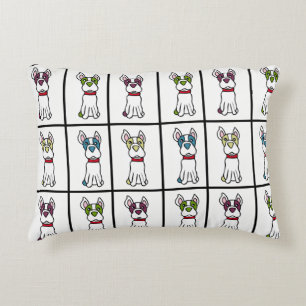 Almofada Decorativa Travesseiro do cão - Boston Terrier