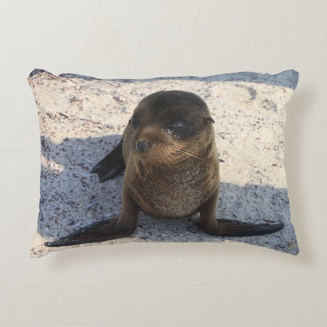 Almofada Decorativa Travesseiro do Leão do Mar (Frente)