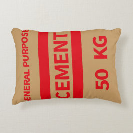 Almofada Decorativa Travesseiro do saco de cimento