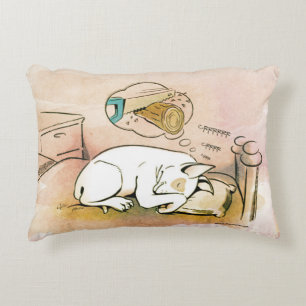 Almofada Decorativa Travesseiro do sono bull terrier