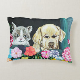 Almofada Decorativa Travesseiro dos animais de estimação da caixa de