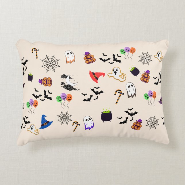 Almofada Decorativa Travesseiro e poufs Hallowen (Frente)
