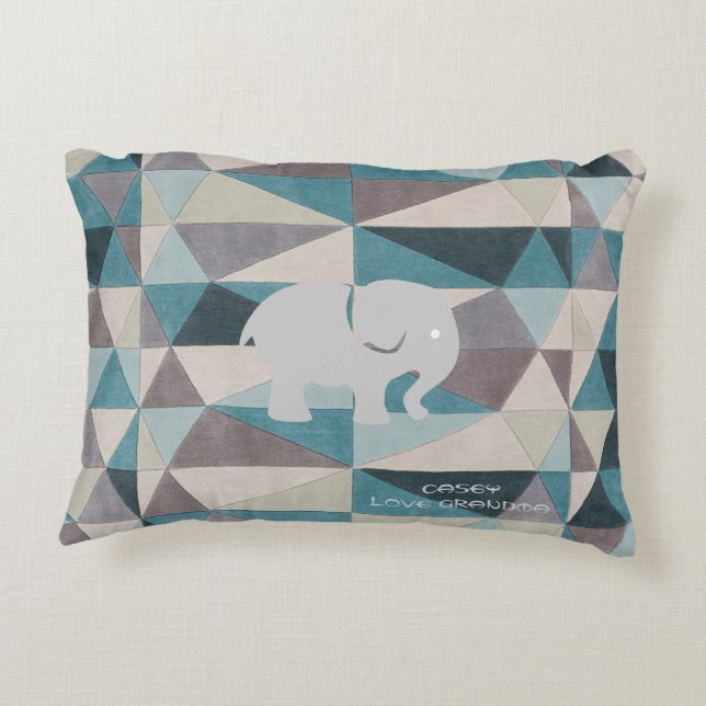 ALMOFADA DECORATIVA TRAVESSEIRO ELEPHANT (Verso)