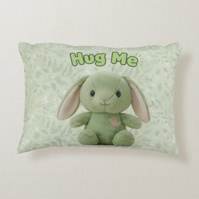 Almofada Decorativa Travesseiro Hug Me Bunny (Verso)