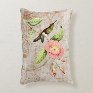 Almofada Decorativa Travesseiro inchado Coppery do acento do colibri
