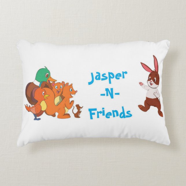 Almofada Decorativa Travesseiro Jasper-n-Friends (Frente)