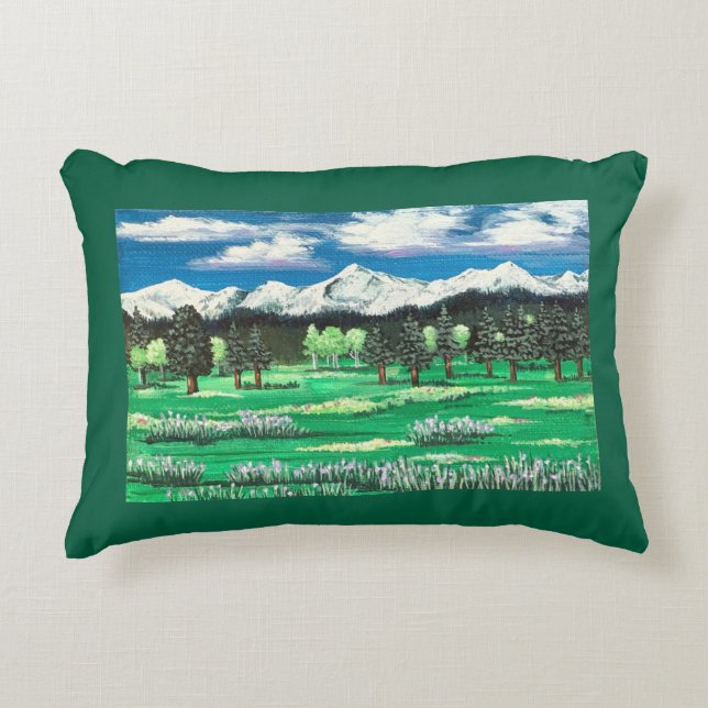 Almofada Decorativa Travesseiro Larch Creek Meadow (Frente)