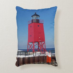 Almofada Decorativa Travesseiro leve do acento de Charlevoix Pierhead