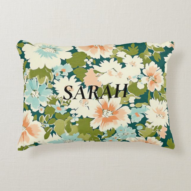 Almofada Decorativa Travesseiro lombar de conforto do Flor (Frente)