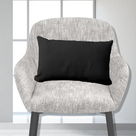 Almofada Decorativa travesseiro preto de cor sólida