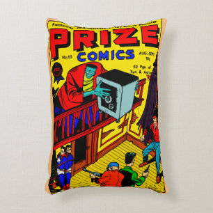 Almofada Decorativa travesseiro PRIZE História em quadrinhos de 1940
