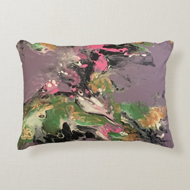 Almofada Decorativa Travesseiro redondo de peixes (Frente)