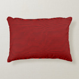 Almofada Decorativa Travesseiro Ripple Vermelho