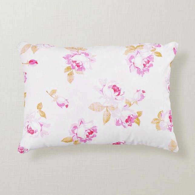 Almofada Decorativa Travesseiro rosa pálido chique (Frente)
