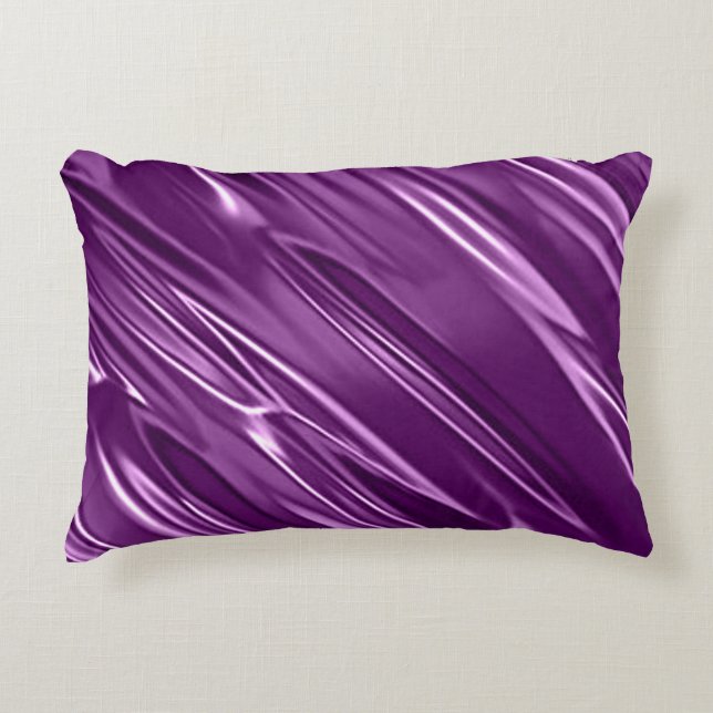 Almofada Decorativa Travesseiro roxo "12 x 16". (Frente)