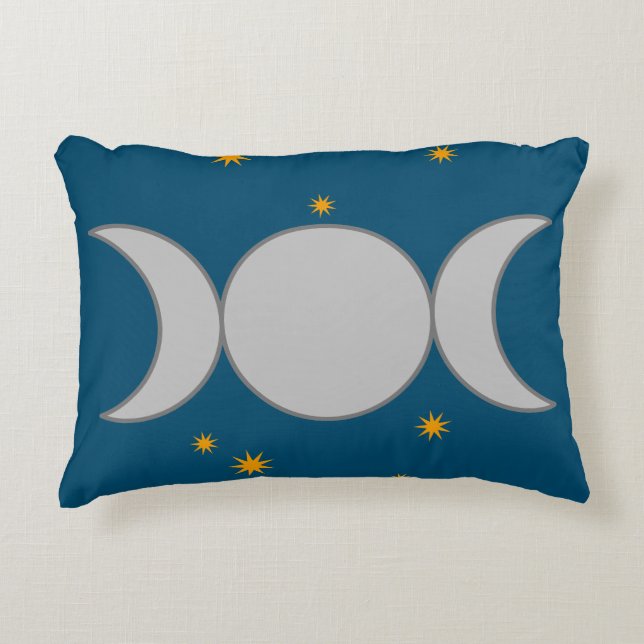 Almofada Decorativa Travesseiro Tripla Lua (Frente)