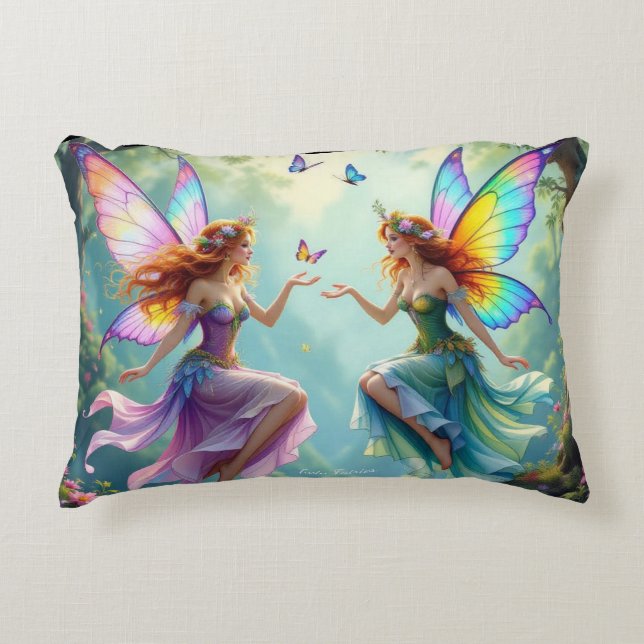 Almofada Decorativa Travesseiro Twin Fairies (Frente)