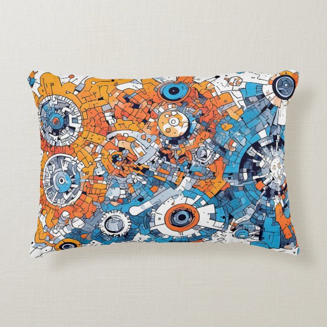 Almofada Decorativa Travesseiro V-Pulso 2 Acentos (Frente)