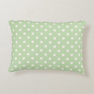 Almofada Decorativa Travesseiro verde das bolinhas da hortelã