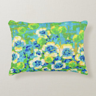 Almofada Decorativa Travesseiro Verde e Amarelo de Verão