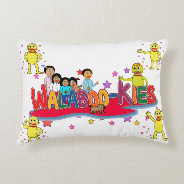 Almofada Decorativa Travesseiro Walabookies (Frente)