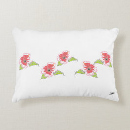 Almofada Decorativa Travesseiros de Destaque: Flores Exóticas