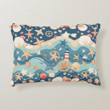 Travesseiros decorativos de brisa costeira - Relax