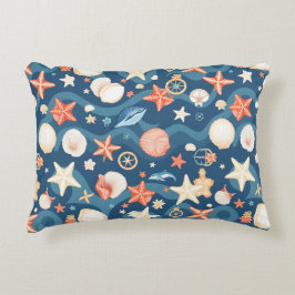 Almofada Decorativa Travesseiros decorativos de evacuação costeira - c