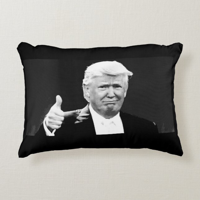 ALMOFADA DECORATIVA TRAVESSEIROS DO PRESIDENTE DONALD TRUMP (Frente)