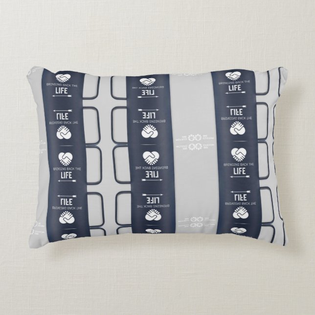 Almofada Decorativa trazer de volta a vida (Frente)