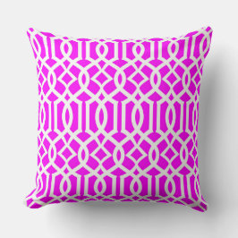 Almofada Decorativa Treliça Marroquina Magenta Bra