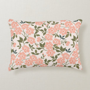 Almofada Decorativa Trendy, padrão floral de vintage. Sem fim