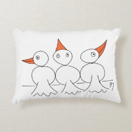 Almofada Decorativa Três aves no arame