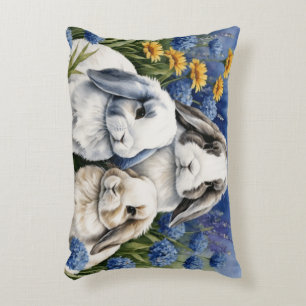 Almofada Decorativa Três Pequenos Bunnies De Lop