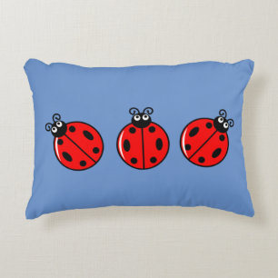Almofada Decorativa Três Pequenos Damybugs - Poliéster Bruto
