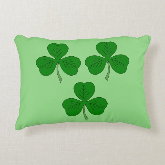 Almofada Decorativa Três Shamrocks (Frente)